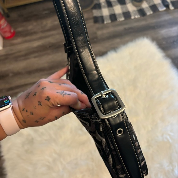 Nine West Black and Gray Shoulder Bag - Picture 3 of 4